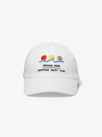 Michael Kors x Montauk Yacht Club basebollkeps i bomull