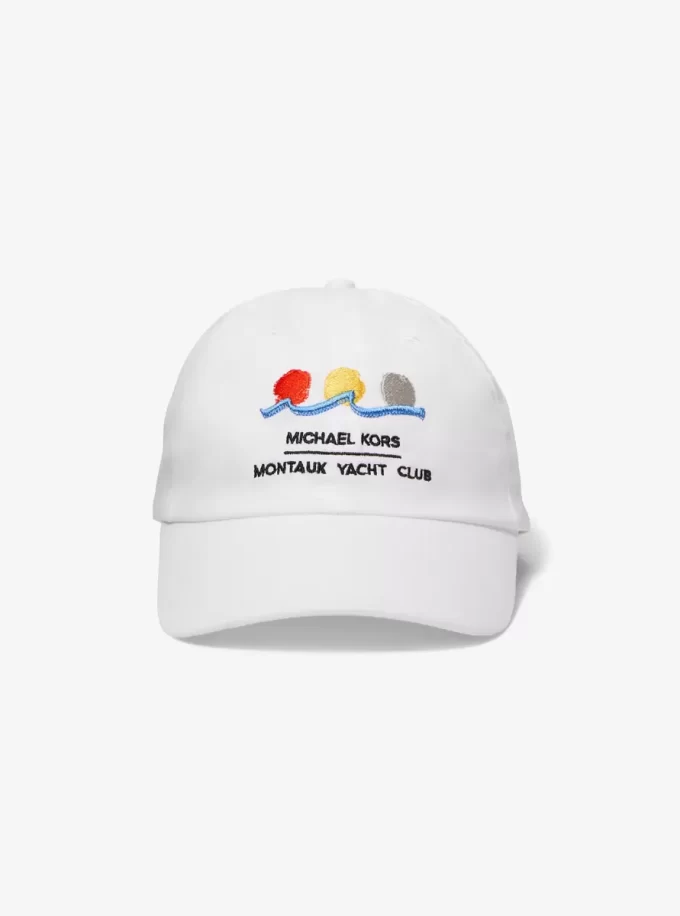 Michael Kors x Montauk Yacht Club basebollkeps i bomull