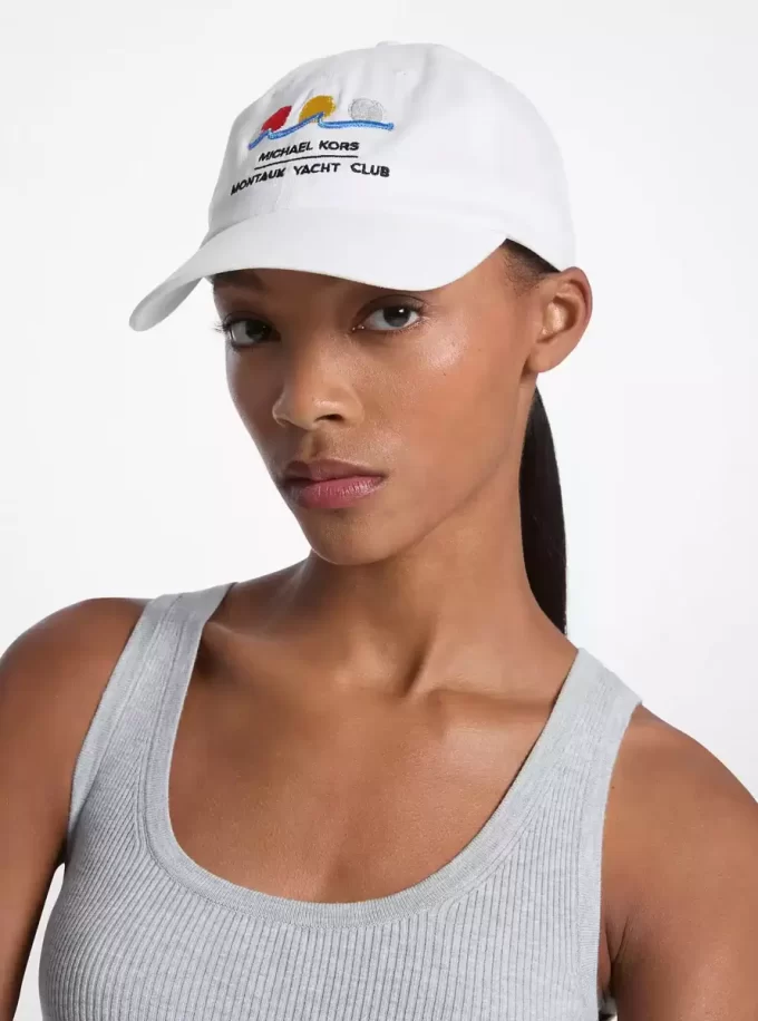 Michael Kors x Montauk Yacht Club basebollkeps i bomull