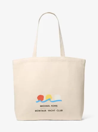 Michael Kors x Montauk Yacht Club bomullstygväska