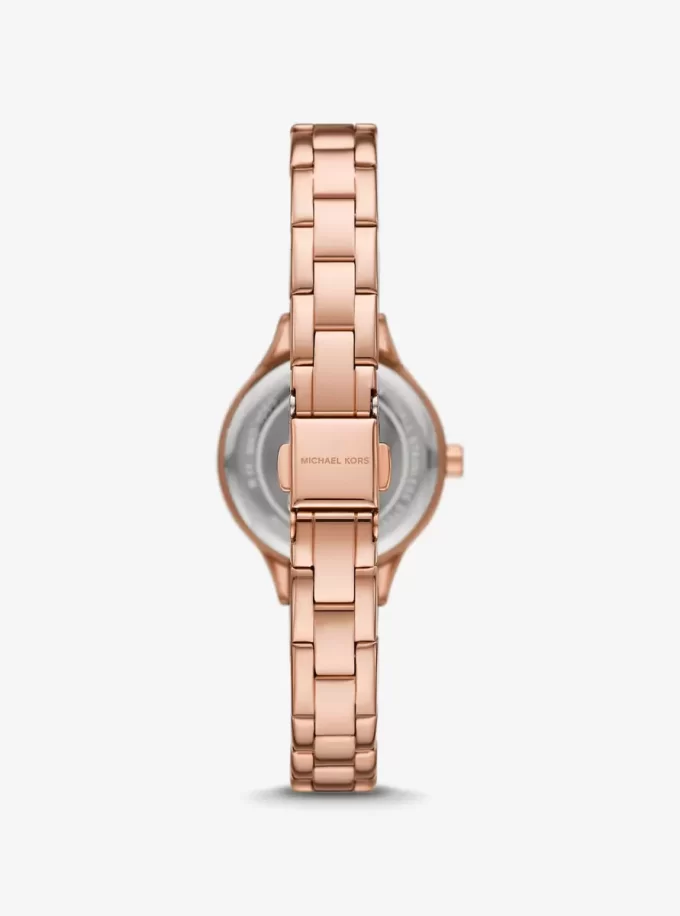 Mini Aspyn Pavé roséguldfärgad klocka