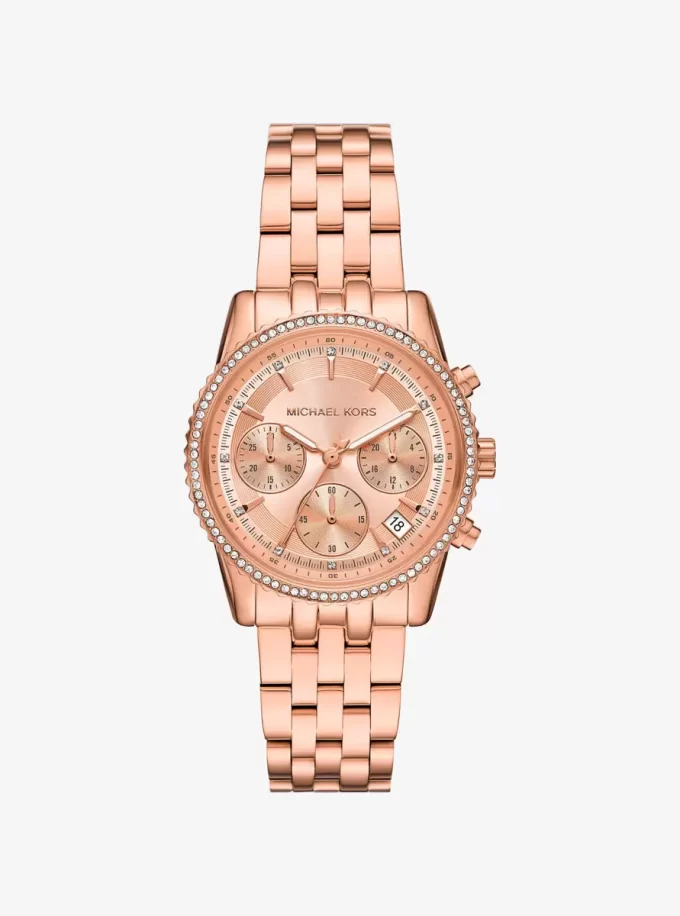 Mini Bryant Pavé roséguldfärgad klocka