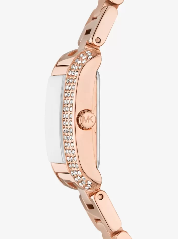 Mini Emery Pavé roséguldfärgad klocka