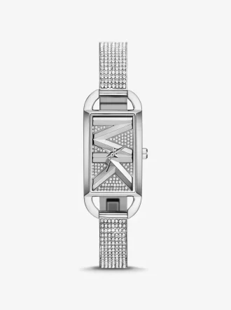 Mini Empire Pavé armbandsklocka i silverton