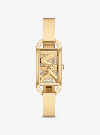 Mini Empire Pavé guldfärgad armbandsklocka