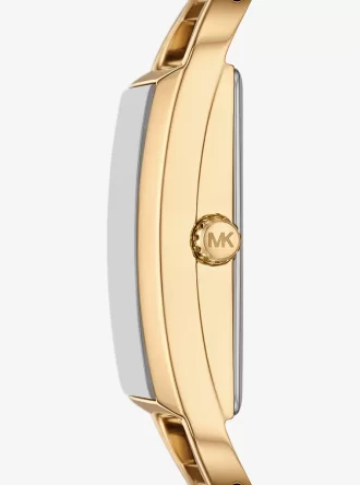 Mini Empire Pavé guldfärgad armbandsklocka