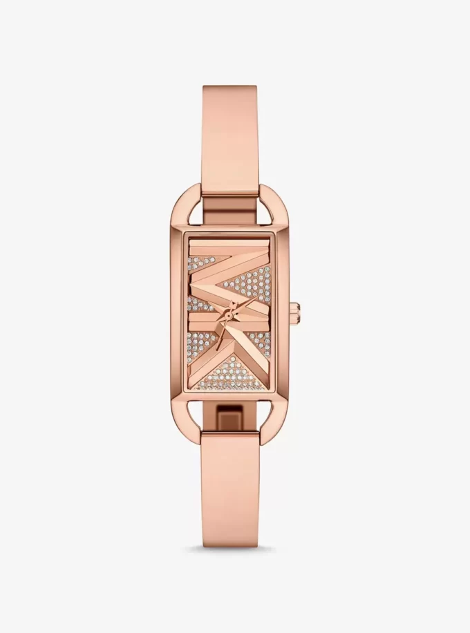 Mini Empire Pavé roséguldfärgad armbandsklocka