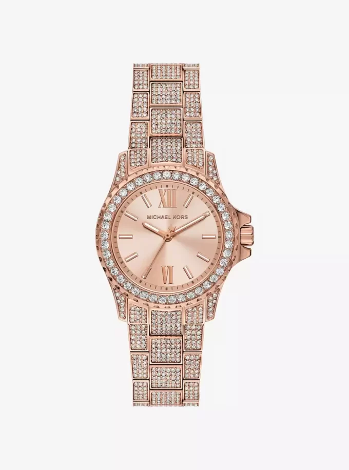 Mini Everest Pavé roséguldfärgad klocka Mini Everest Pavé roséguldfärgad klocka