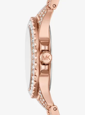 Mini Everest Pavé roséguldfärgad klocka