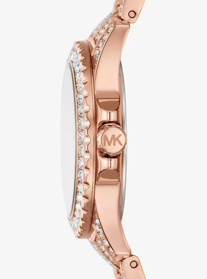 Mini Everest Pavé roséguldfärgad klocka Mini Everest Pavé roséguldfärgad klocka