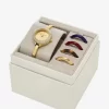 Mini Izzy Pavé guldfärgad klocka och utbytbar bezel-set Mini Izzy Pavé guldfärgad klocka och utbytbar bezel-set