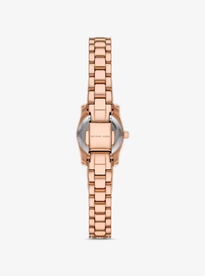 Mini Lexington Pavé roséguldfärgad klocka