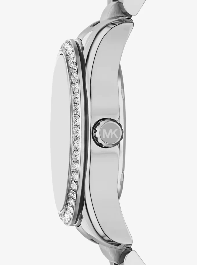 Mini Lexington Pavé Silverfärgad Klocka