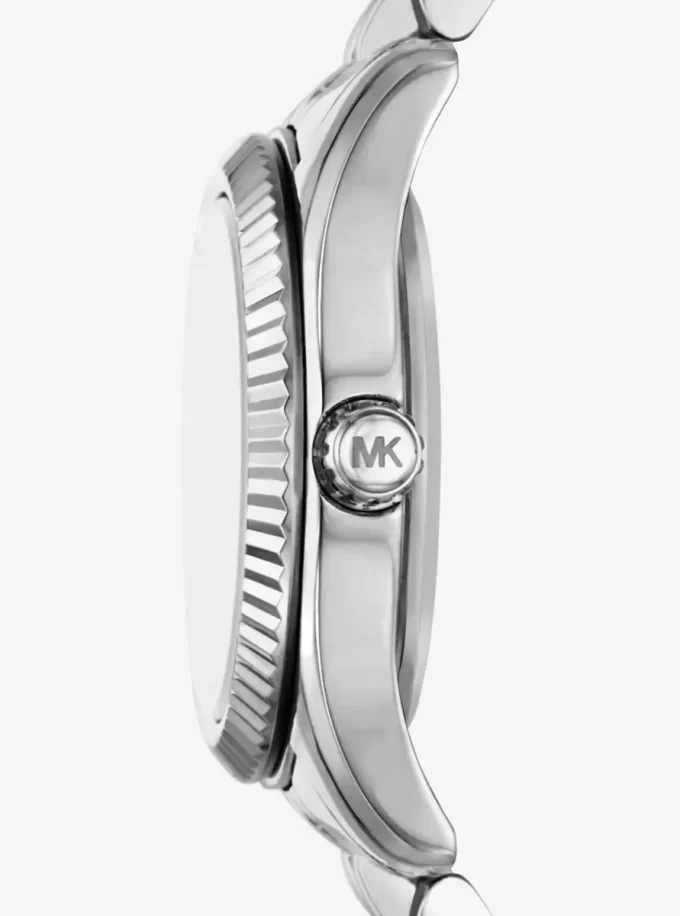Mini Lexington Pavé Silverfärgad Klocka Mini Lexington Pavé Silverfärgad Klocka