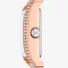 Mini Monroe Pavé Tri-Tone Watch