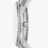 Mini Sage Pavé Silver-Tone Watch Mini Sage Pavé Silver-Tone Watch