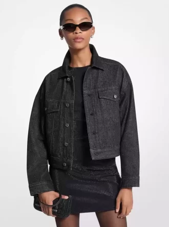 Nitad denimjacka Nitad denimjacka