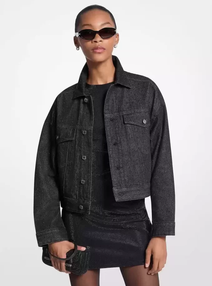 Nitad denimjacka Nitad denimjacka