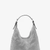 Nolita liten axelväska med metallisk strass och mesh, begränsad upplaga Nolita liten axelväska med metallisk strass och mesh, begränsad upplaga