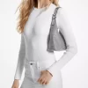 Nolita liten axelväska med metallisk strass och mesh, begränsad upplaga Nolita liten axelväska med metallisk strass och mesh, begränsad upplaga