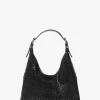 Nolita liten hobo-axelväska i mesh med strass, begränsad upplaga Nolita liten hobo-axelväska i mesh med strass, begränsad upplaga