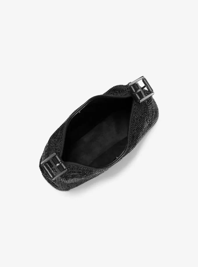 Nolita liten hobo-axelväska i mesh med strass, begränsad upplaga Nolita liten hobo-axelväska i mesh med strass, begränsad upplaga