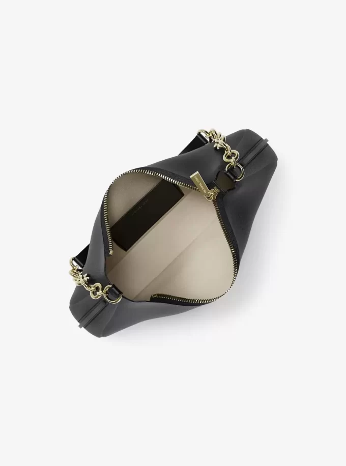 Nolita Medium Läderpåse med Pebbled-kedja