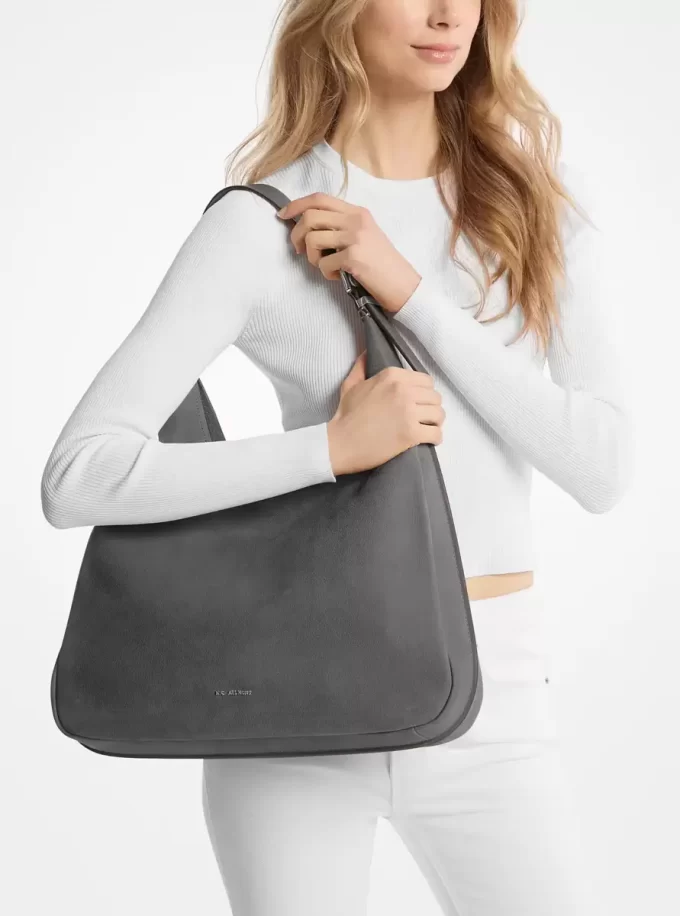 Nolita stor nubuck hobo axelväska