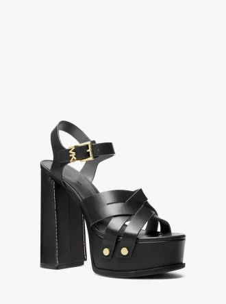 Nora Läder Platå Sandal