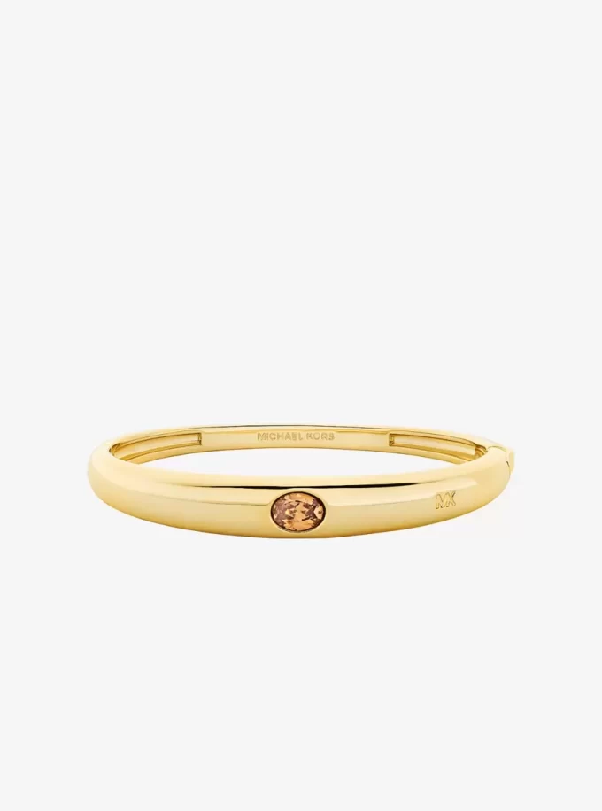Oval stenarmband