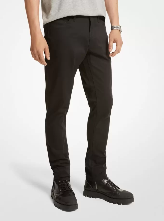 Parker Slim-Fit Stretch-Twill Byxor