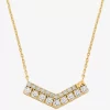 Pavé Chevron Halsband