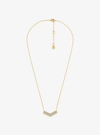 Pavé Chevron Halsband