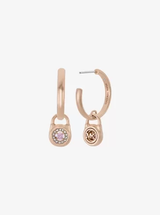 Pavé Lock Hoop Örhängen