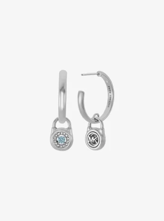 Pavé Lock Hoop Örhängen