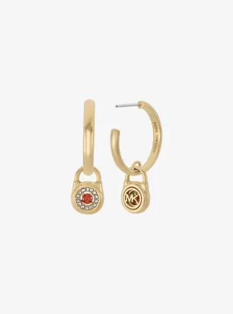 Pavé Lock Hoop Örhängen
