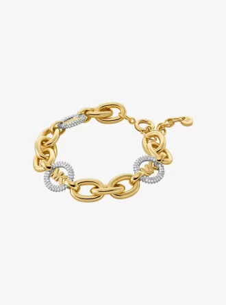 Pavé Logo Charm Kedjelänksarmband Pavé Logo Charm Kedjelänksarmband