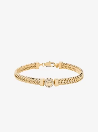 Pavé Logotyp Foxtail Chain Armband