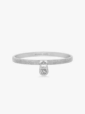 Pavé-logotyphänglåsarmband