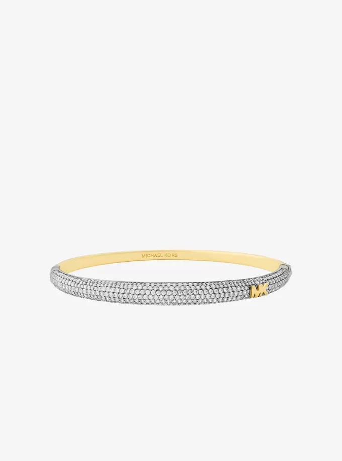Pavé Tvåfärgad Kupolarmring Pavé Tvåfärgad Kupolarmring