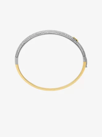Pavé Tvåfärgad Kupolarmring Pavé Tvåfärgad Kupolarmring
