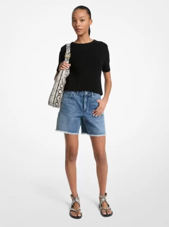 Pojkvänsjeanshorts