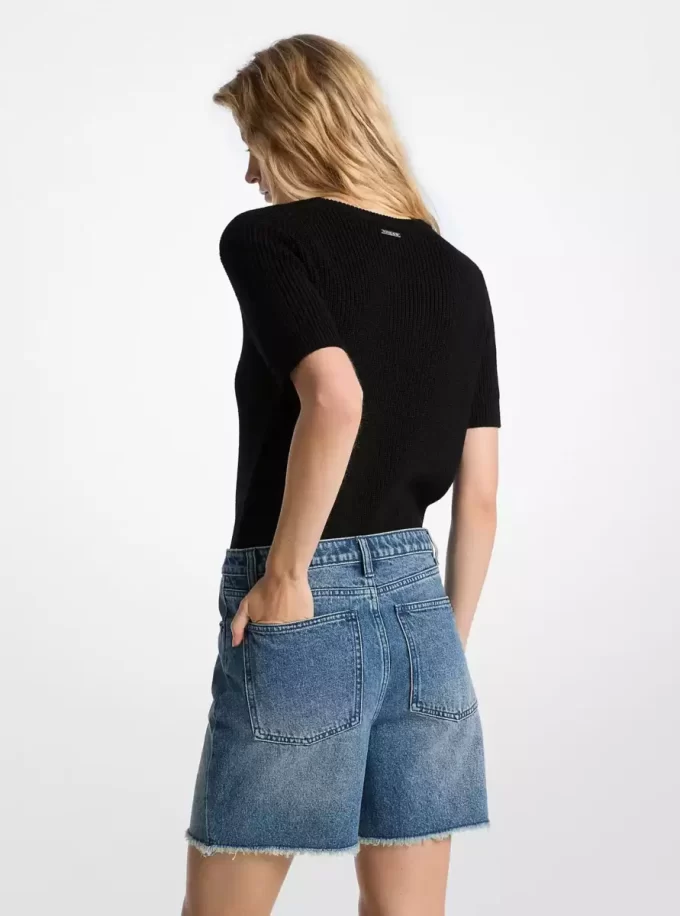 Pojkvänsjeanshorts