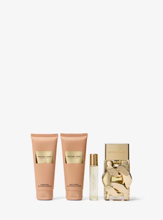 Pour Femme presentset med 4 delar