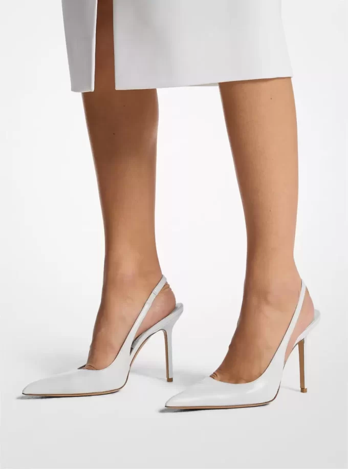 Reece slingback-pumps i läder