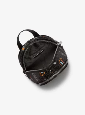 Rhea Extra-Liten Ryggsäck med Tryck och Signaturlogotyp