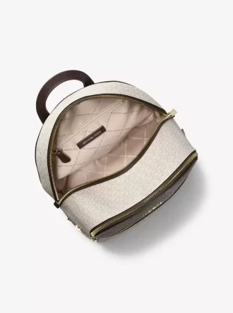 Rhea Medium Metallic Ryggsäck med Signaturlogotyp