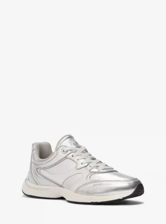 Riley Metallic Lädersneaker