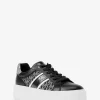 Romey Signature Logo Randig Platåsneaker Romey Signature Logo Randig Platåsneaker