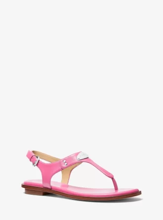 Sandal med logotyp och T-rem
